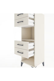 Hyperion Dolap Tek Raflı 4 Çekmeceli 44x44x134 - S49M082V1B