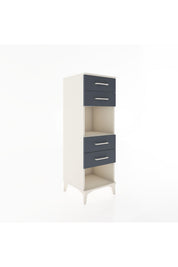 Hyperion Dolap Tek Raflı 4 Çekmeceli 44x44x134 - S49M082V2B