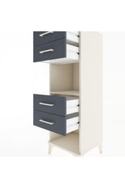Hyperion Dolap Tek Raflı 4 Çekmeceli 44x44x134 - S49M082V2B