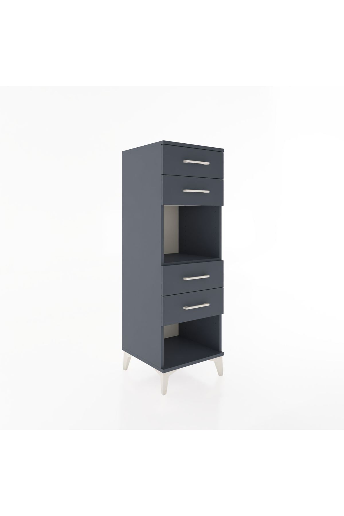 Hyperion Dolap Tek Raflı 4 Çekmeceli 44x44x134 - S49M082V5B
