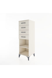 Hyperion Dolap Tek Raflı 4 Çekmeceli 44x44x134 - S49M083V1B