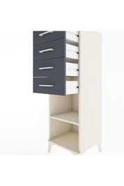 Hyperion Dolap Tek Raflı 4 Çekmeceli 44x44x134 - S49M083V2B