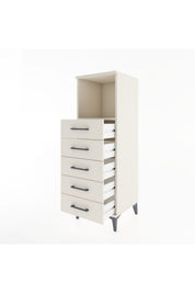 Hyperion Dolap Tek Raflı 5 Çekmeceli 44x44x134 - S49M084V1B