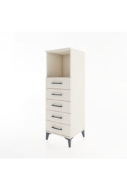 Hyperion Dolap Tek Raflı 5 Çekmeceli 44x44x134 - S49M084V1B