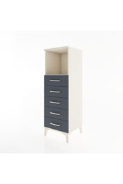 Hyperion Dolap Tek Raflı 5 Çekmeceli 44x44x134 - S49M084V2B