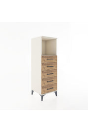 Hyperion Dolap Tek Raflı 5 Çekmeceli 44x44x134 - S49M084V3B