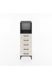 Hyperion Dolap Tek Raflı 5 Çekmeceli 44x44x134 - S49M084V4B