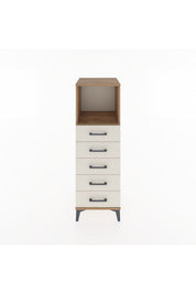 Hyperion Dolap Tek Raflı 5 Çekmeceli 44x44x134 - S49M084V7B
