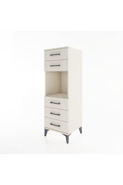 Hyperion Dolap Tek Raflı 5 Çekmeceli 44x44x134 - S49M085V1B