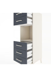 Hyperion Dolap Tek Raflı 5 Çekmeceli 44x44x134 - S49M085V2B