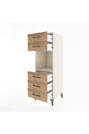 Hyperion Dolap Tek Raflı 5 Çekmeceli 44x44x134 - S49M085V3B