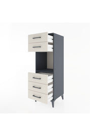Hyperion Dolap Tek Raflı 5 Çekmeceli 44x44x134 - S49M085V4B
