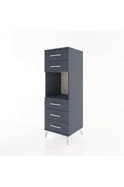 Hyperion Dolap Tek Raflı 5 Çekmeceli 44x44x134 - S49M085V5B