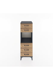 Hyperion Dolap Tek Raflı 5 Çekmeceli 44x44x134 - S49M085V6B
