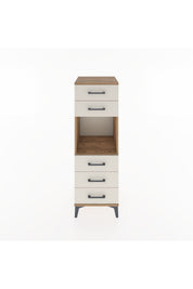Hyperion Dolap Tek Raflı 5 Çekmeceli 44x44x134 - S49M085V7B