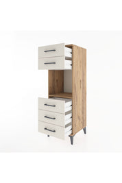 Hyperion Dolap Tek Raflı 5 Çekmeceli 44x44x134 - S49M085V7B