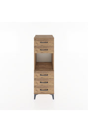 Hyperion Dolap Tek Raflı 5 Çekmeceli 44x44x134 - S49M085V9B