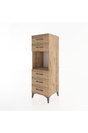 Hyperion Dolap Tek Raflı 5 Çekmeceli 44x44x134 - S49M085V9B
