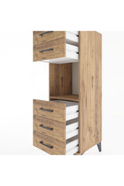 Hyperion Dolap Tek Raflı 5 Çekmeceli 44x44x134 - S49M085V9B