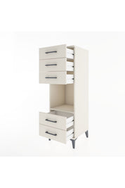 Hyperion Dolap Tek Raflı 5 Çekmeceli 44x44x134 - S49M086V1B