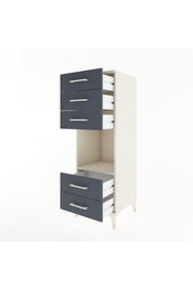 Hyperion Dolap Tek Raflı 5 Çekmeceli 44x44x134 - S49M086V2B