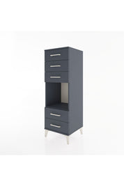 Hyperion Dolap Tek Raflı 5 Çekmeceli 44x44x134 - S49M086V5B