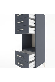 Hyperion Dolap Tek Raflı 5 Çekmeceli 44x44x134 - S49M086V5B
