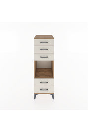 Hyperion Dolap Tek Raflı 5 Çekmeceli 44x44x134 - S49M086V7B