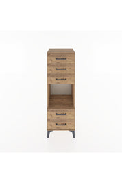Hyperion Dolap Tek Raflı 5 Çekmeceli 44x44x134 - S49M086V9B
