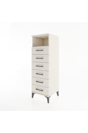 Hyperion Dolap Tek Raflı 6 Çekmeceli 44x44x134 - S49M088V1B