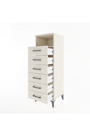 Hyperion Dolap Tek Raflı 6 Çekmeceli 44x44x134 - S49M088V1B