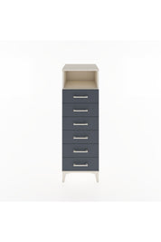 Hyperion Dolap Tek Raflı 6 Çekmeceli 44x44x134 - S49M088V2B