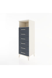 Hyperion Dolap Tek Raflı 6 Çekmeceli 44x44x134 - S49M088V2B