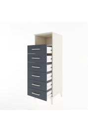 Hyperion Dolap Tek Raflı 6 Çekmeceli 44x44x134 - S49M088V2B