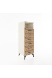 Hyperion Dolap Tek Raflı 6 Çekmeceli 44x44x134 - S49M088V3B