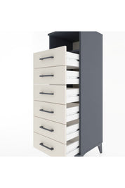 Hyperion Dolap Tek Raflı 6 Çekmeceli 44x44x134 - S49M088V4B