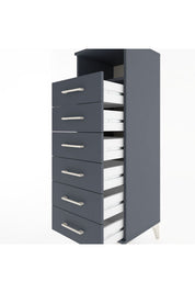 Hyperion Dolap Tek Raflı 6 Çekmeceli 44x44x134 - S49M088V5B
