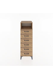Hyperion Dolap Tek Raflı 6 Çekmeceli 44x44x134 - S49M088V9B
