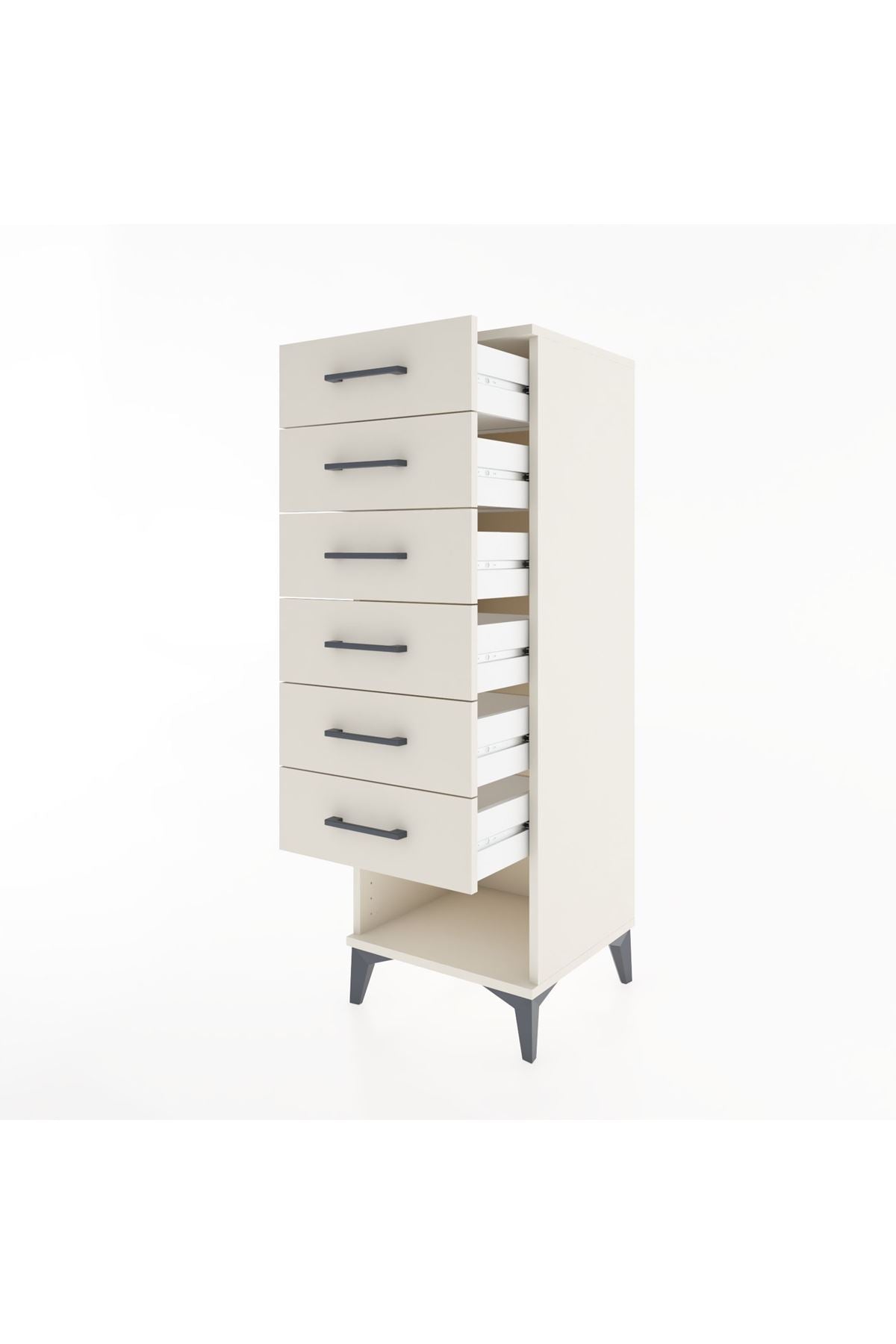 Hyperion Dolap 6 Çekmeceli 44x44x134 - S49M089V1B