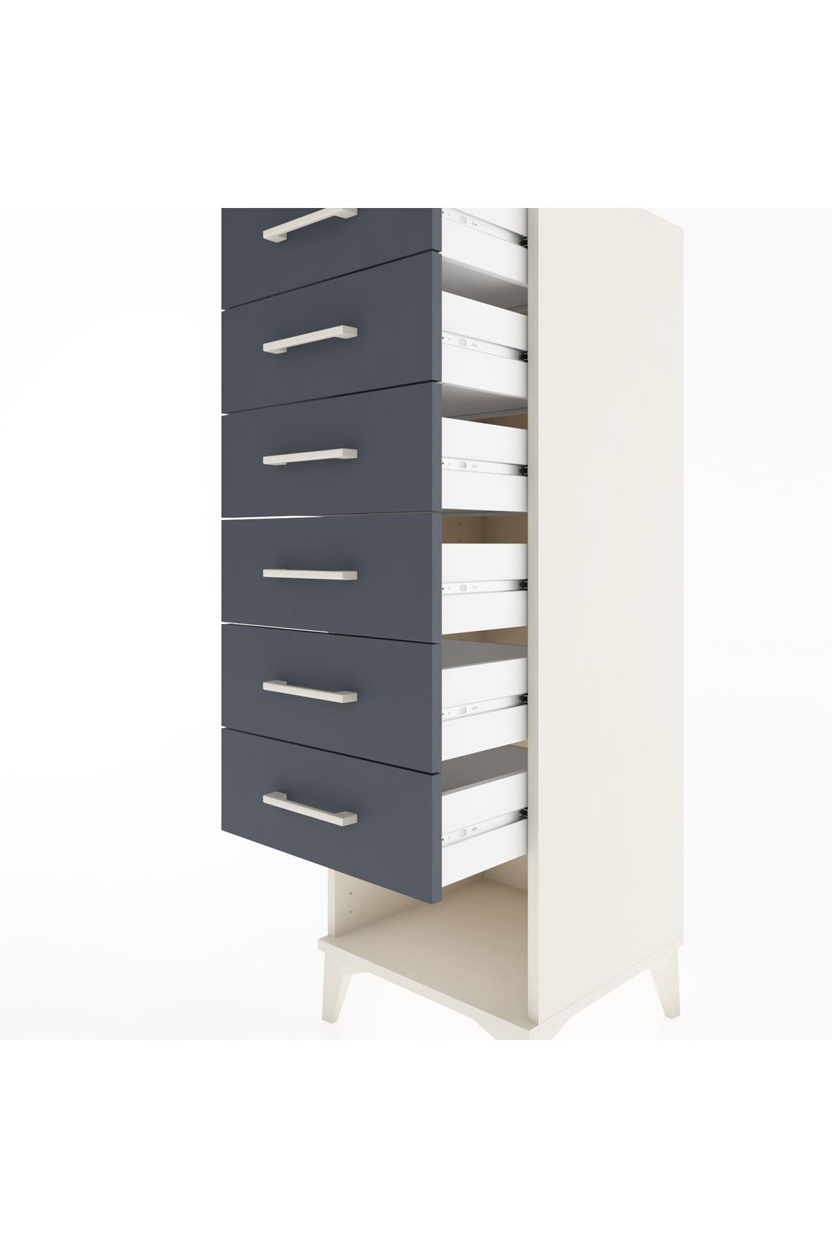 Hyperion Dolap 6 Çekmeceli 44x44x134 - S49M089V2B