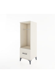 Hyperion Dolap Tek Raflı Tek Çekmeceli Tek Askılı 44x44x134 - S49M091V1B