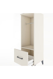 Hyperion Dolap Tek Raflı Tek Çekmeceli Tek Askılı 44x44x134 - S49M091V1B