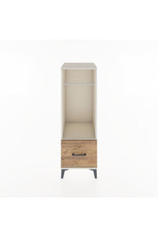 Hyperion Dolap Tek Raflı Tek Çekmeceli Tek Askılı 44x44x134 - S49M091V3B