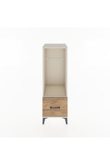 Hyperion Dolap Tek Raflı Tek Çekmeceli Tek Askılı 44x44x134