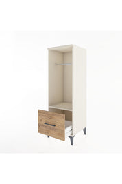 Hyperion Dolap Tek Raflı Tek Çekmeceli Tek Askılı 44x44x134 - S49M091V3B