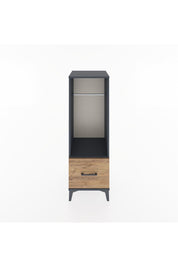 Hyperion Dolap Tek Raflı Tek Çekmeceli Tek Askılı 44x44x134 - S49M091V6B