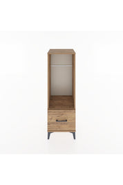 Hyperion Dolap Tek Raflı Tek Çekmeceli Tek Askılı 44x44x134 - S49M091V9B