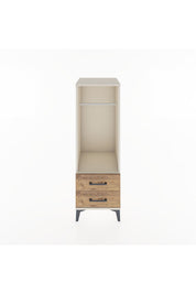 Hyperion Dolap Tek Raflı 2 Çekmeceli Tek Askılı 44x44x134 - S49M092V3B