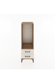 Hyperion Dolap Tek Raflı 2 Çekmeceli Tek Askılı 44x44x134 - S49M092V7B