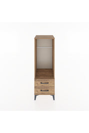 Hyperion Dolap Tek Raflı 2 Çekmeceli Tek Askılı 44x44x134 - S49M092V9B